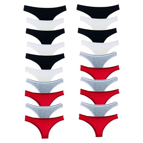 Kit Calcinhas Tanga Algodão Cotton Básica Lisa Lingerie Shopee Brasil