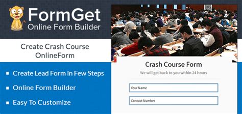 Crash Course Form For Universities And Institutions Formget