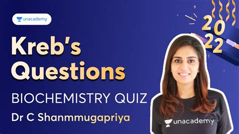 Kreb S Questions Biochemistry Quiz Dr Shanmugapriya Youtube