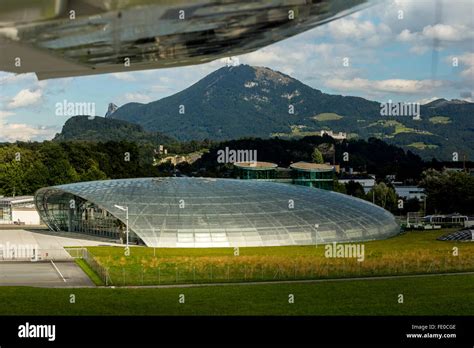 Aerial, Alps, Salzburg Airport, Hangar 7, Red Bull, Salzburg, Salzburg ...