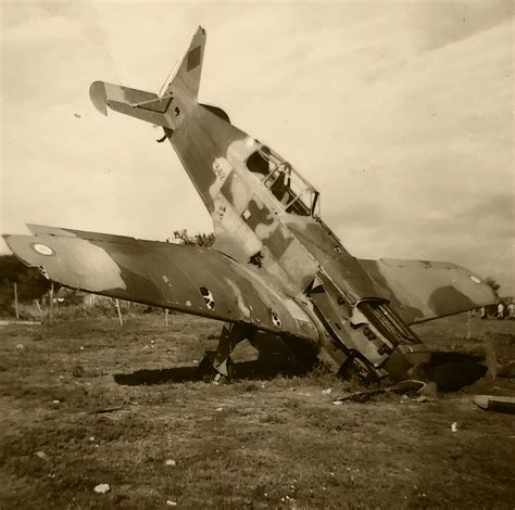 Asisbiz French Airforce Morane Saulnier MS 406 Destroyed Whilst