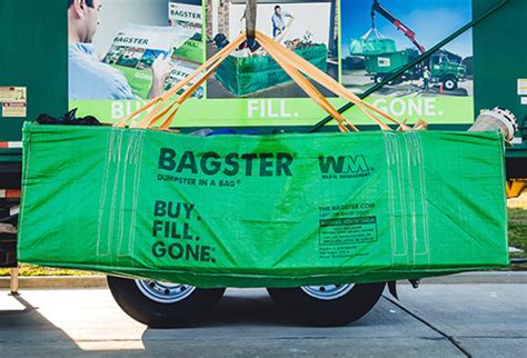 Waste Management S Bagster Dumpster In A Bag