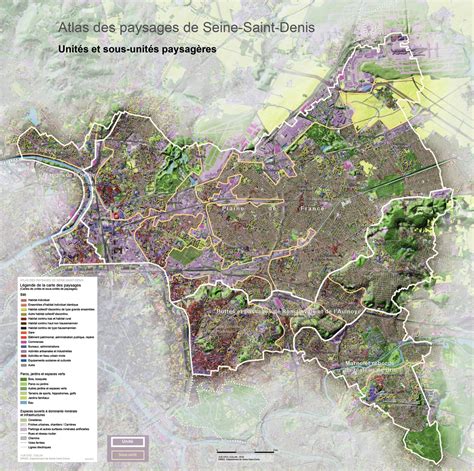 Calam O Carte Des Unites Et Sous Unites Paysageres De La Seine Saint