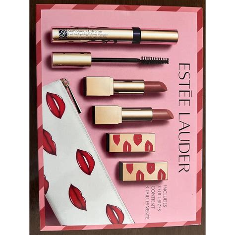 Mo Finance Estee Lauder Pretty Lip Gift Set Rebellious Rose Intense Nude Collection Buy