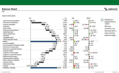 Balance sheet template for Excel | FREE | Zebra BI