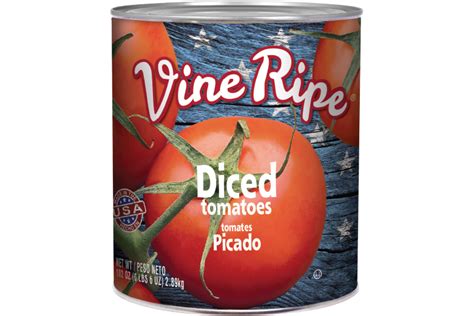 10 Vine Ripe Diced Tomatoes