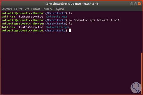 Renombrar Archivos Linux Carpeta Y Directorio Solvetic