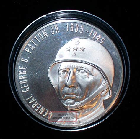 General George Patton Sterling 1885 1945 Sterling Silver Art