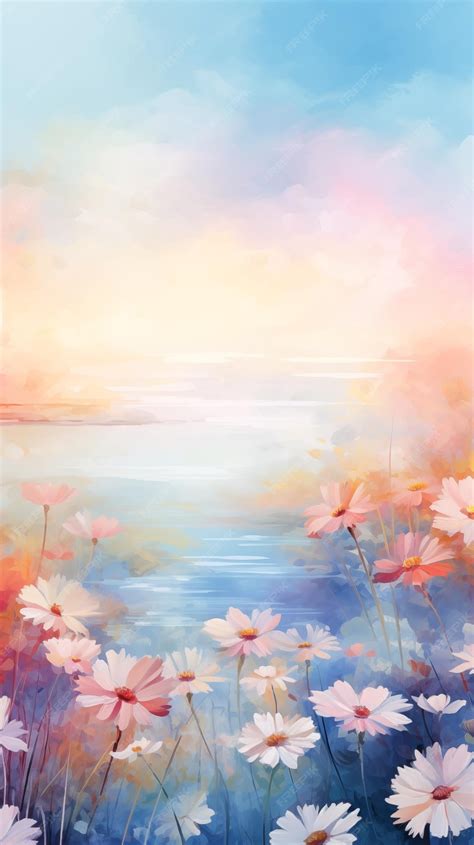 Premium Photo | Abstract colorful pastel nature scenery oil painting ...