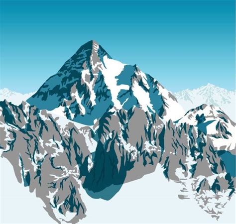 K2 Mountain Illustrations, Royalty-Free Vector Graphics & Clip Art - iStock