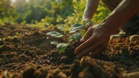 Hombres plantando árboles para el Día Mundial del Medio Ambiente para