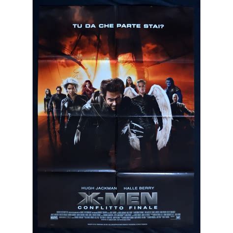 Manifesto X MEN Conflitto Finale Hugh Jackman Halle Berry A65