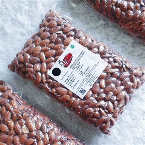 Jual Promo Kacang Almond Panggang 1kg JOHN FARMER Natural Roasted