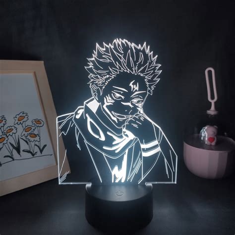 Jujutsu Kaisen Anime Rysunek Itadori Yuji Ryomen Sukuna D Led Lampy