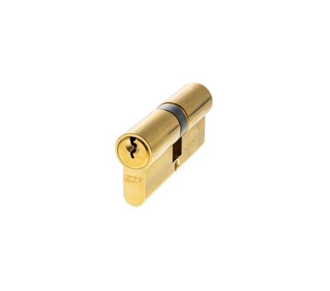 AGB Euro Profile 5 Pin Double Cylinder Polished Brass Locks