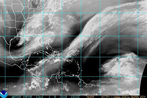 Atlantic Tropical Sector Water Vapor Noaa Goes Geostationary