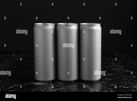Fizzy Drink Cans Black And White Stock Photos And Images Alamy