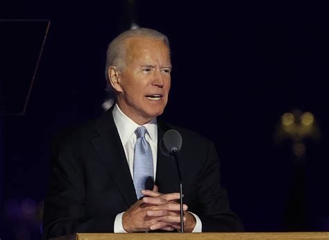 Full Transcript Of Joe Bidens First Speech As President Elect In His