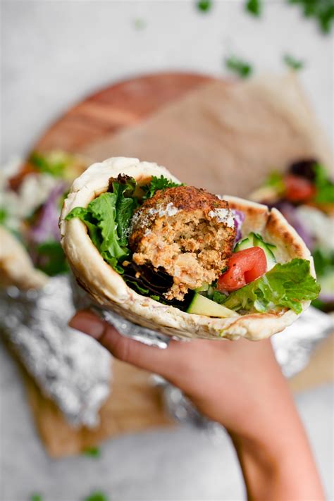 Falafel Gyros The All Natural Vegan