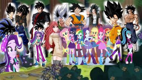 Goku Y Los Sayayines En Equestria Girls Youtube