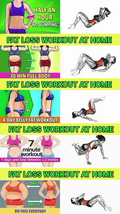 Fat Loss Workout At Home Fat Loss Exercises At Home Fatloss Shorts Workout Youtube