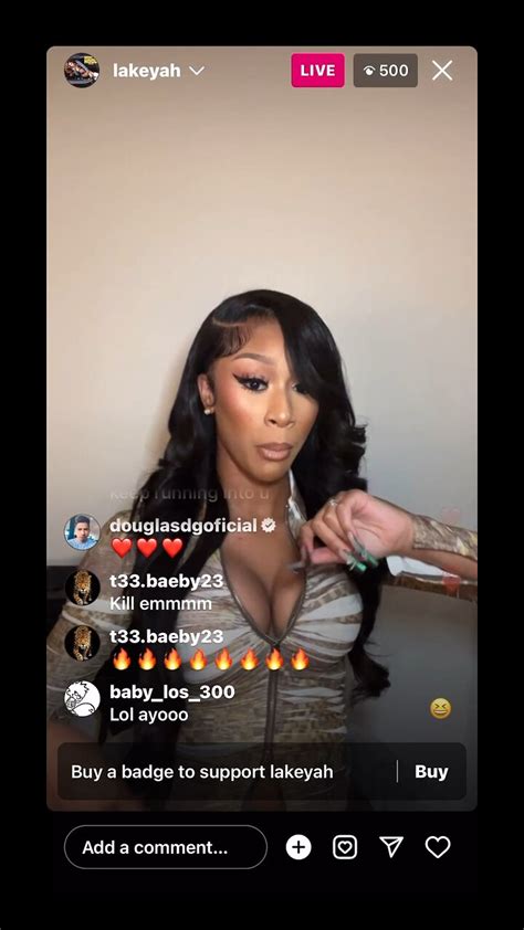 Lakeyah On Ig Live 07 07 2023