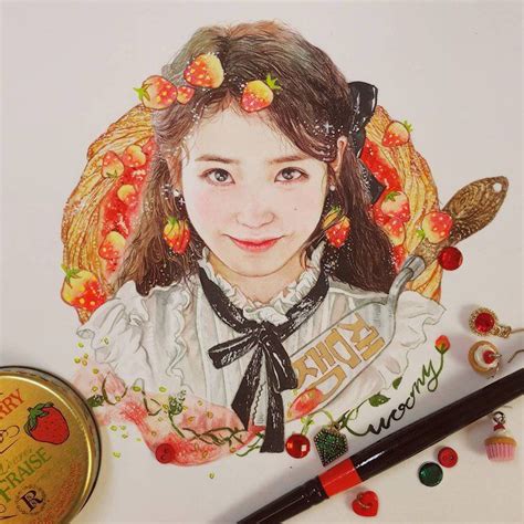 Fan Art Of Lee Ji Eun 이지은 Also Known Mononymously As Iu 아이유 By Woony Jinny3148 On