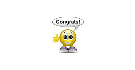 Congratulations Smiley Symbols And Emoticons