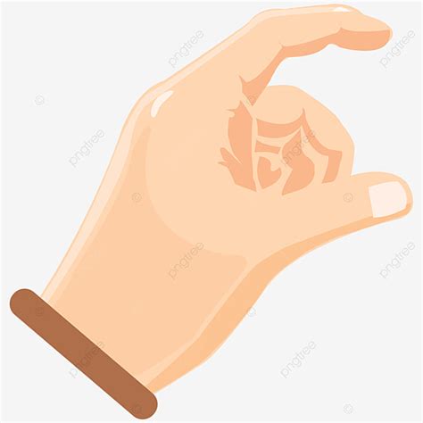 Grab Hands Clipart Hd Png Hand Gesture Hold Or Grab Cartoon Style