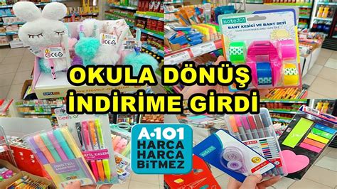 A101 OKUL MALZEMELERİ İNDİRİME GİRDİA101 2024 OKULA DÖNÜŞKALEM SİLGİ