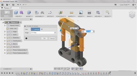 Autodesk Fusion 360 Create Construction Planes Youtube