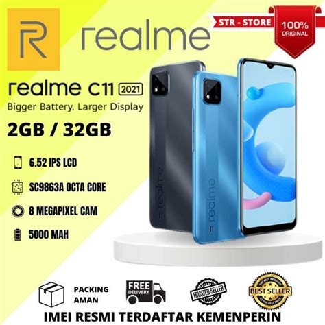 Jual REALME C11 2021 2 32 GB GARANSI RESMI REALME Di Seller STR Store