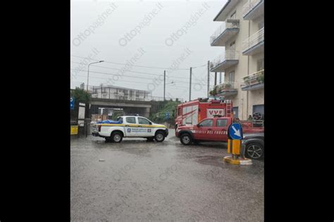 Foto Maltempo Nel Salernitano Strade E Sottopassi Allagati A Mercato