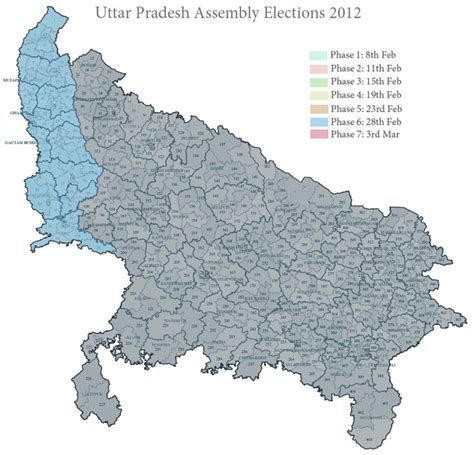 Phase 6 Schedule For Uttar Pradesh Assembly Polls 2012