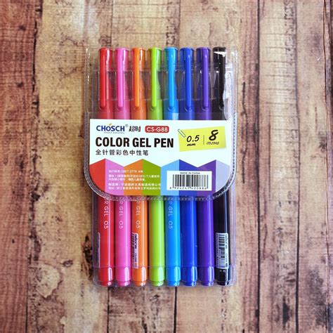 Jual Pen Gel Chosch 8 Warna 0 5mm CS G88 Gelpen Pulpen Warna