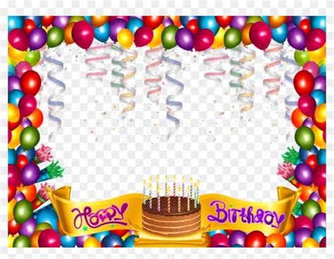 Free Png Cute Happy Birthday Frame Background Best Happy Birthday