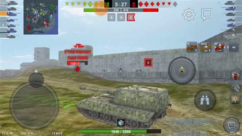 World Of Tanks Blitz Jg Pz E Damage And Frags Youtube