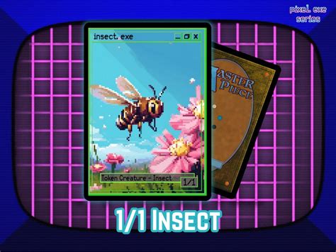 Insect Token 11 Mtg Pixel Art 8bit Proxy Magic The Gathering Custom