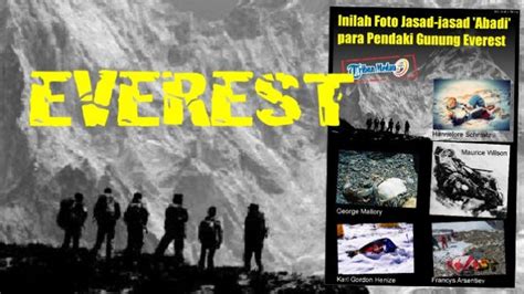 Inilah Foto Jasad Jasad Abadi Para Pendaki Gunung Everest Tribun