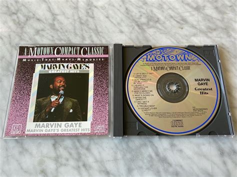 Marvin Gaye Greatest Hits Cd Early Press 1987 Motown Mdo 5191 Lets