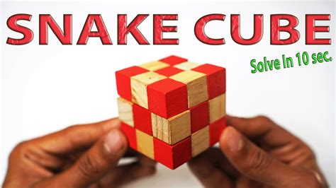 How To Solve Wooden Snake Cube Puzzle Youtube