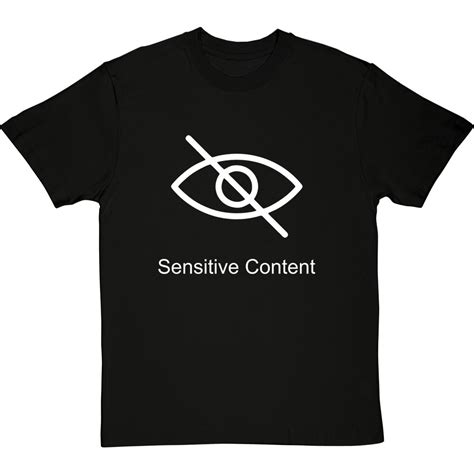 Sensitive Content T Shirt Redmolotov