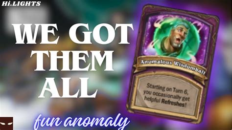 That Crazy Anomaly We Got Them All New Expansion Hearthstone