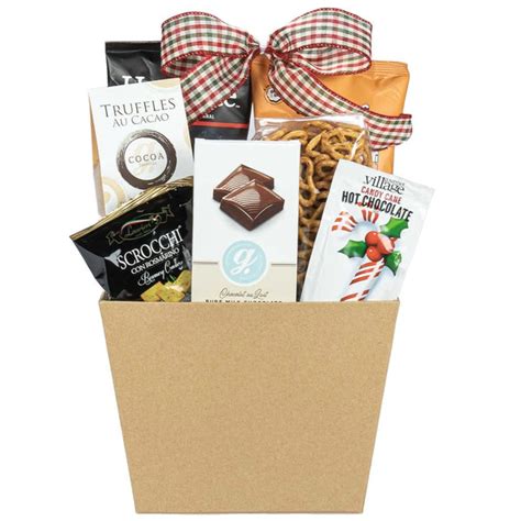 Christmas Delightful Gourmet Basket, Chocolate Xmas Treats Delivery ...