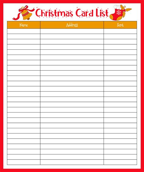 Christmas List Maker 10 Free Pdf Printables Printablee