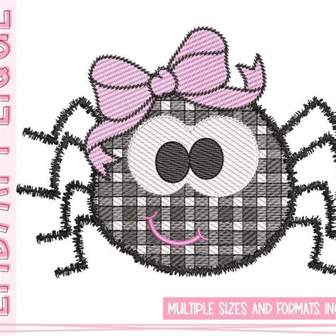 Spider Girl Embroidery Design Etsy