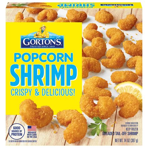 Gorton's Frozen Crunchy Breaded Popcorn Shrimp - Shop Shrimp