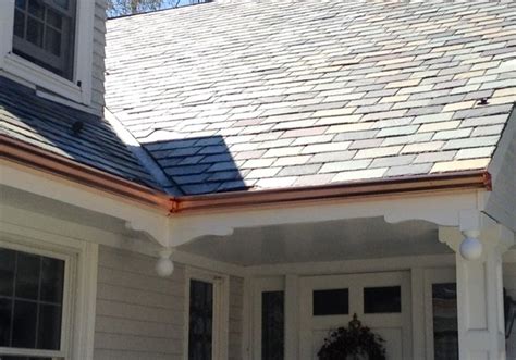 Copper Gutters K Style Exterior