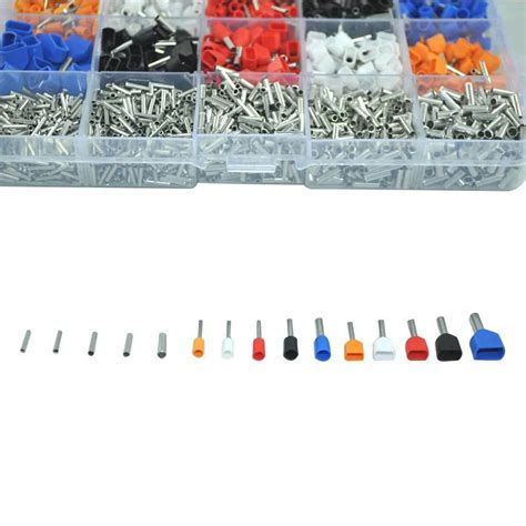 Pcs Set Mixed Models Dual Bootlace Ferrule Kit Electrical