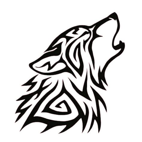 Wolf Waving Full Moon Stencil 5 Stencils Formats Svg Dwg Dxf